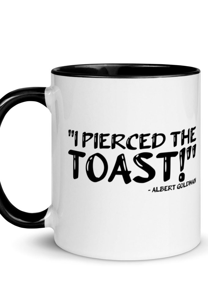 I Pierced The Toast  Mug with Color Inside