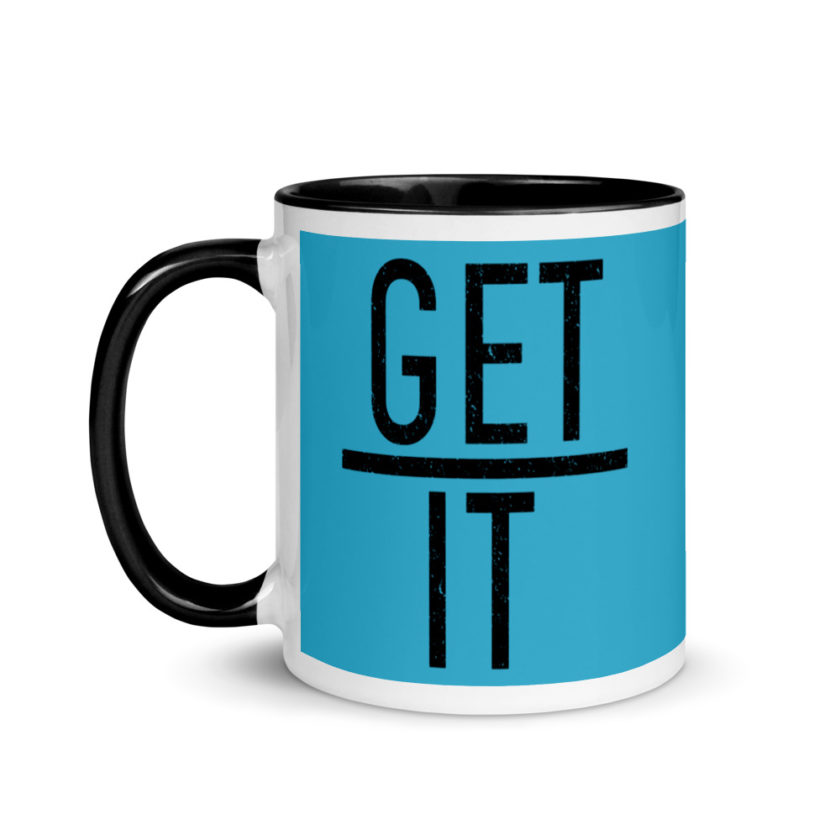 Get over it Mug with Color Inside - Image 4