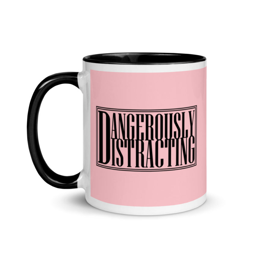 Dangerously Distracting Mug with Color Inside - Image 4