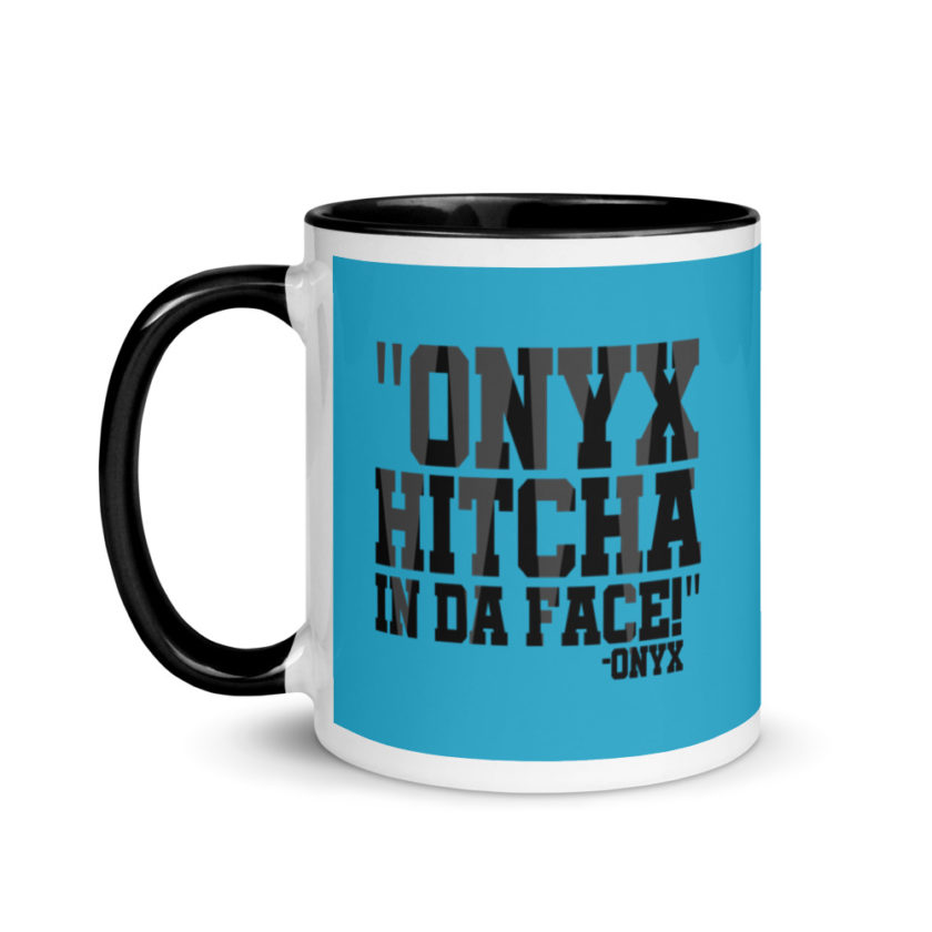 Onyx hitcha in da face Mug with Color Inside - Image 4