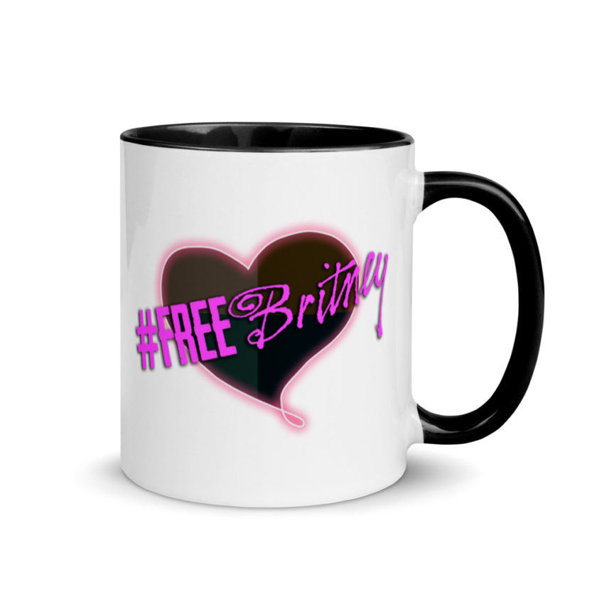#FreeBritney Mug with Color Inside - Image 2
