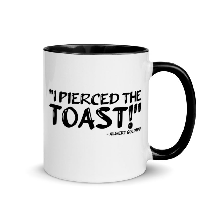 I Pierced The Toast  Mug with Color Inside - Image 2