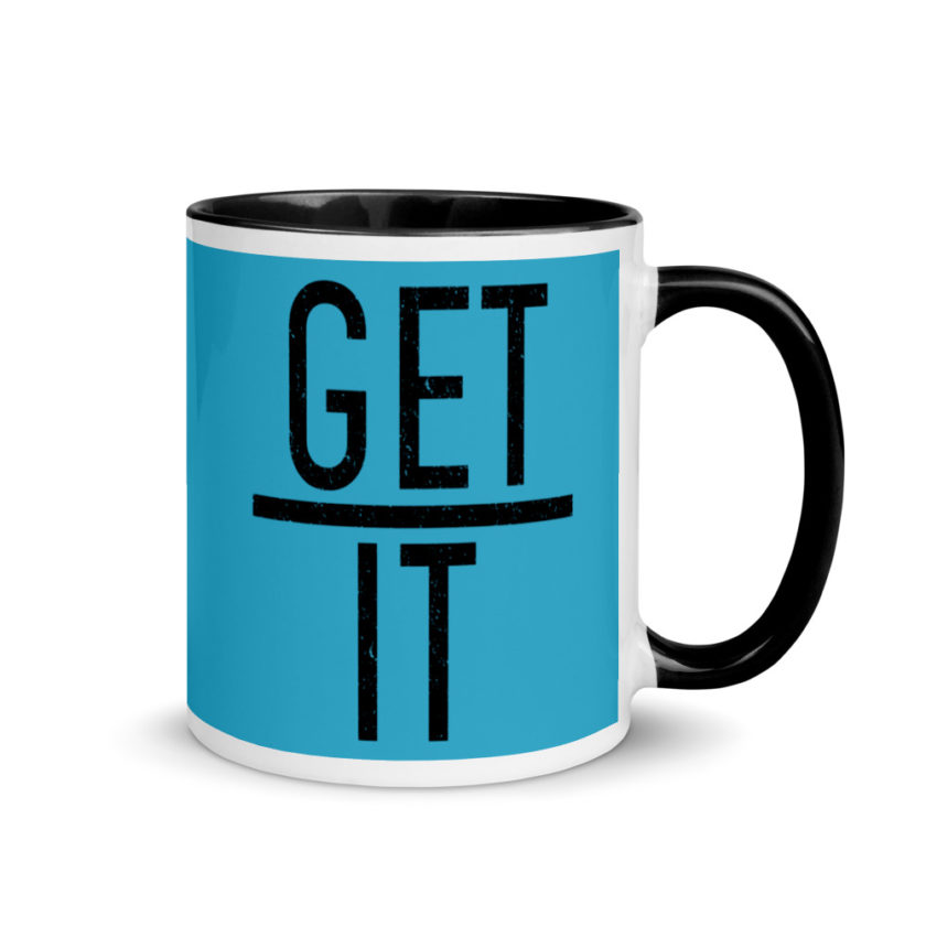 Get over it Mug with Color Inside - Image 2