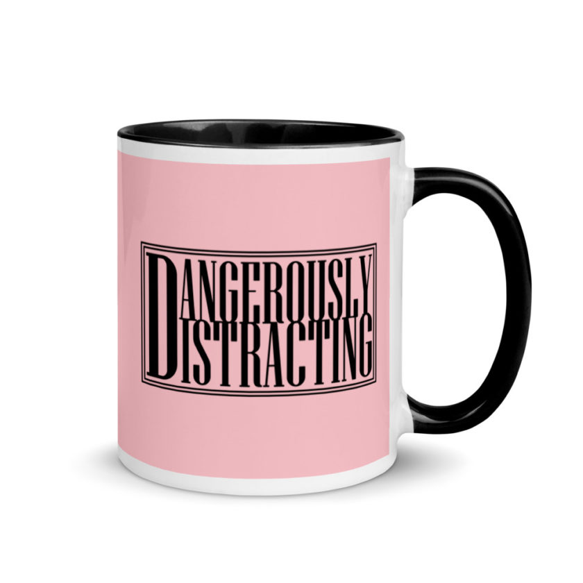 Dangerously Distracting Mug with Color Inside - Image 2