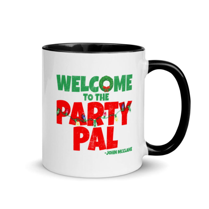 Welcome to the party pal. John Mcclane, Die Hard Mug with Color Inside - Image 2