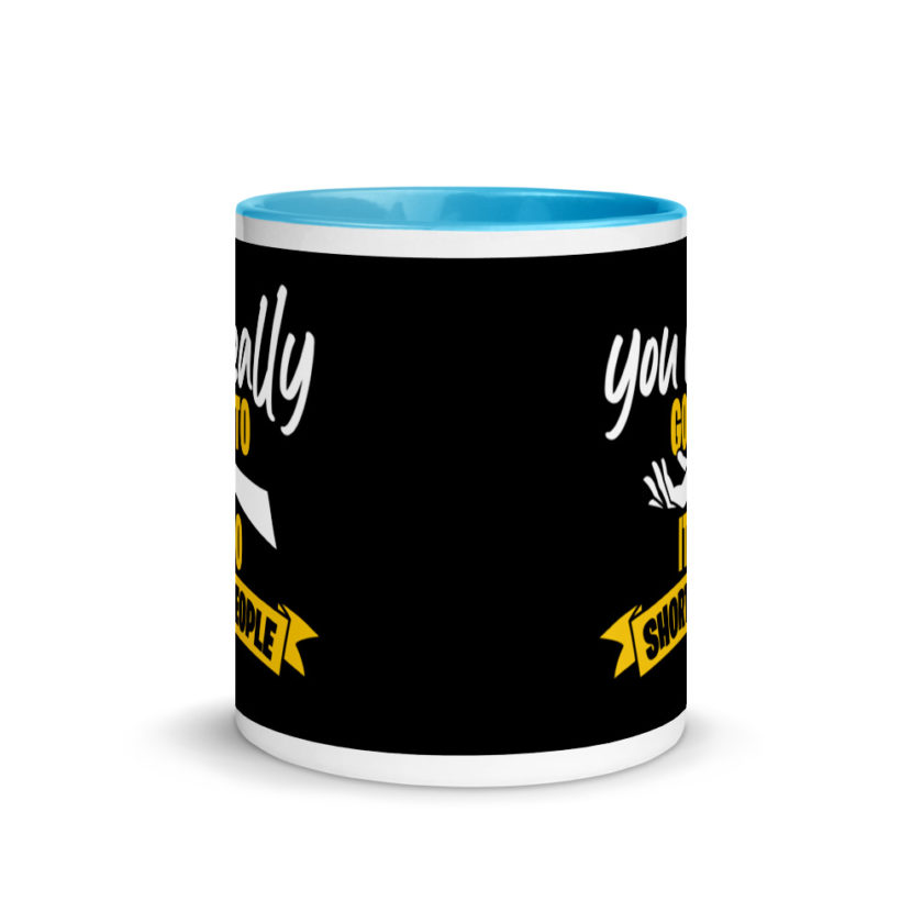 You really Got to Hand it To Short People  Mug with Color Inside - Image 12