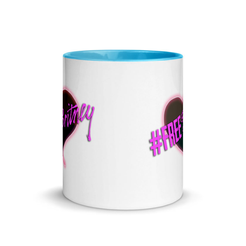 #FreeBritney Mug with Color Inside - Image 12