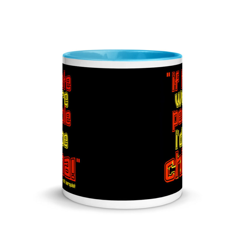 If hate were people, I'd be CHINA! Mug with Color Inside - Image 11