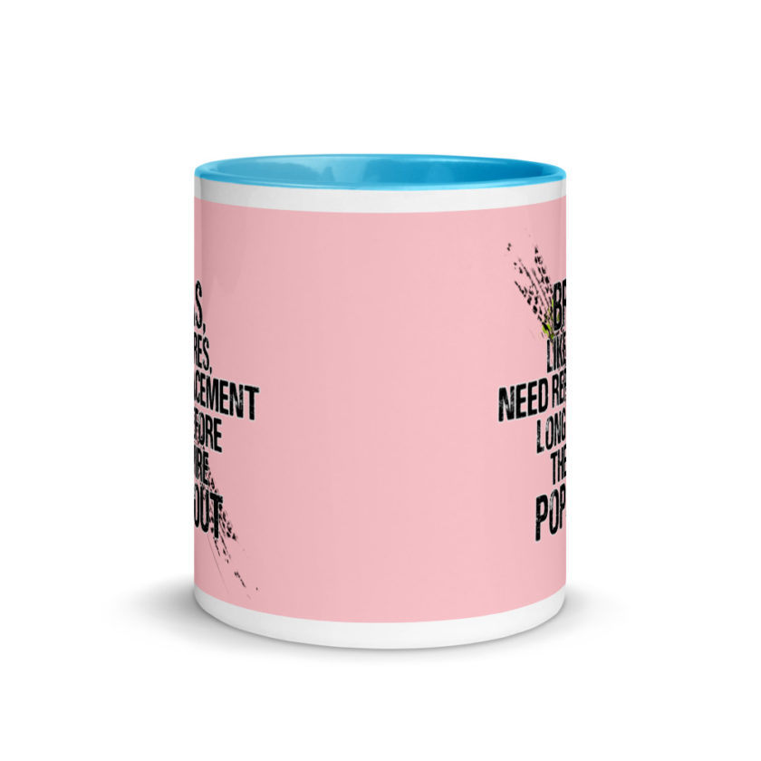 Bras, like tires, need replacement long before the wire pops out. Mug with Color Inside - Image 12