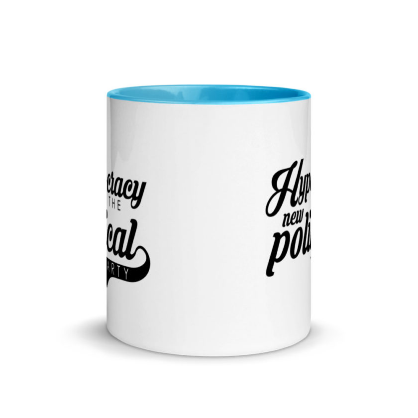 Hypo-cracy is the new political party Mug with Color Inside - Image 11