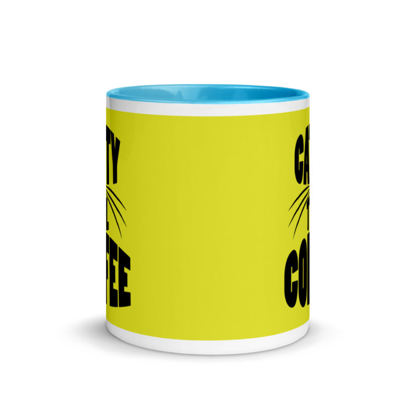 Catty till coffee Mug with Color Inside - Image 12