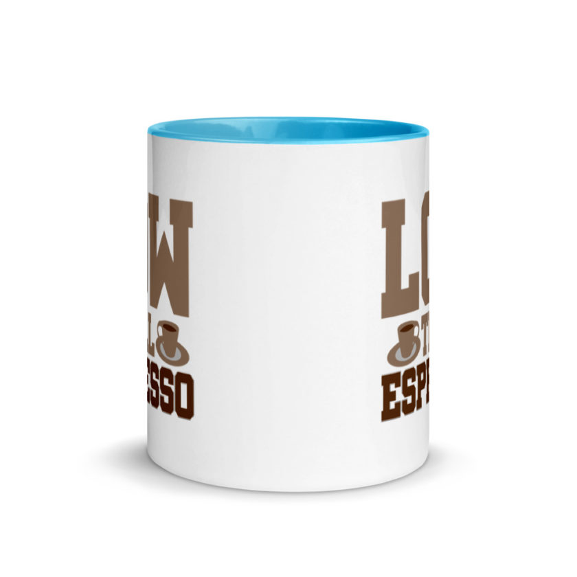 Low till espresso Mug with Color Inside - Image 11