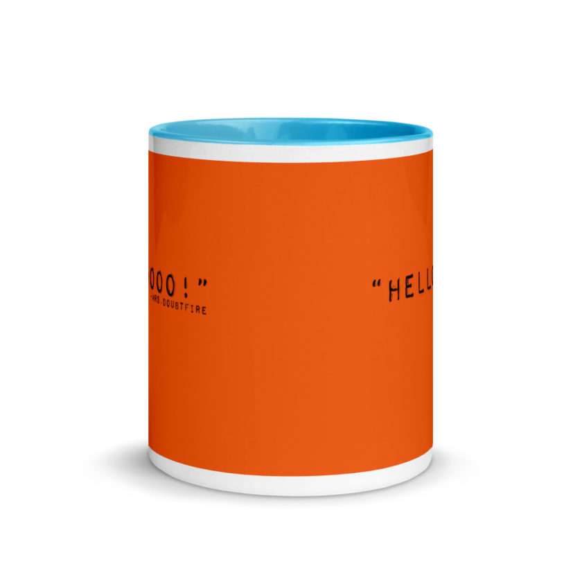Hellooooooo, Mrs.Doubtfire Mug with Color Inside - Image 11
