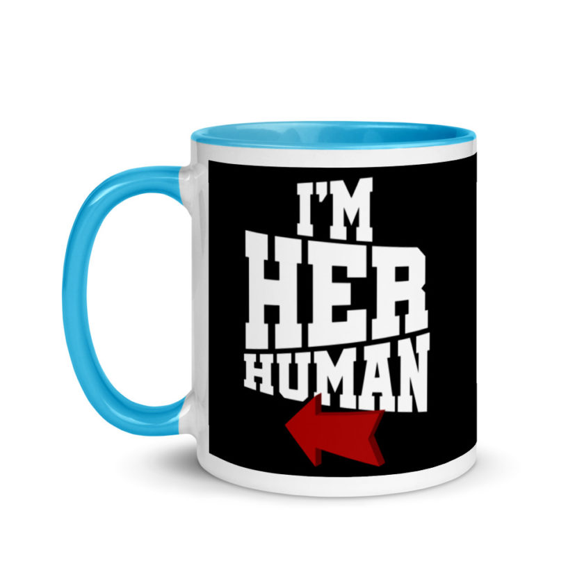 I'm Her Human Mug with Color Inside - Image 12