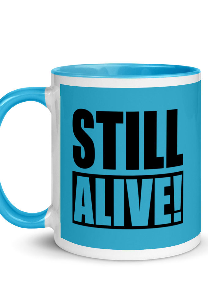 Still Alive! Grandma The Kroods Mug with Color Inside