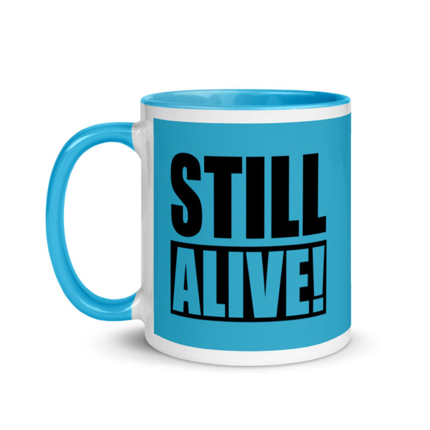 Still Alive! Grandma The Kroods Mug with Color Inside