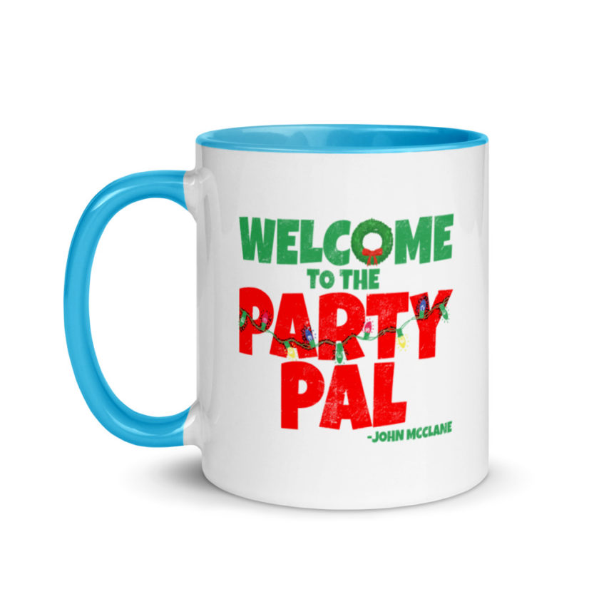 Welcome to the party pal. John Mcclane, Die Hard Mug with Color Inside - Image 12