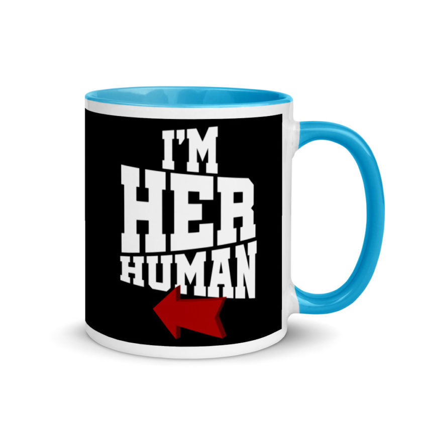 I'm Her Human Mug with Color Inside - Image 10