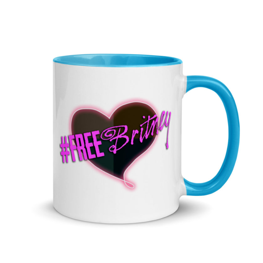 #FreeBritney Mug with Color Inside - Image 11
