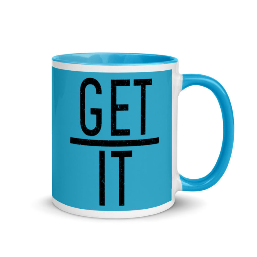 Get over it Mug with Color Inside - Image 11