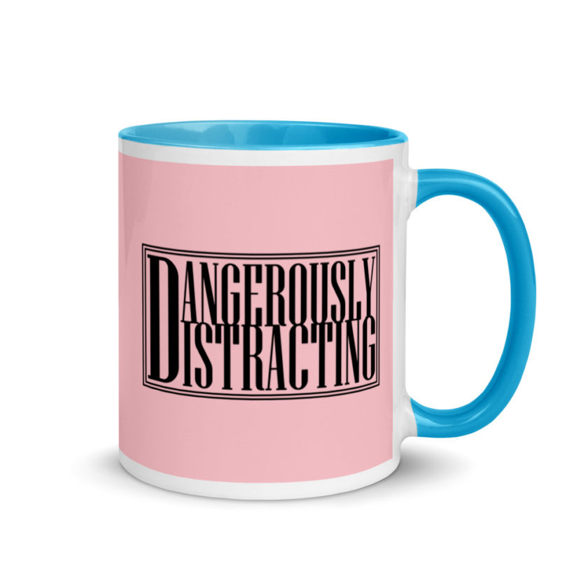 Dangerously Distracting Mug with Color Inside - Image 11