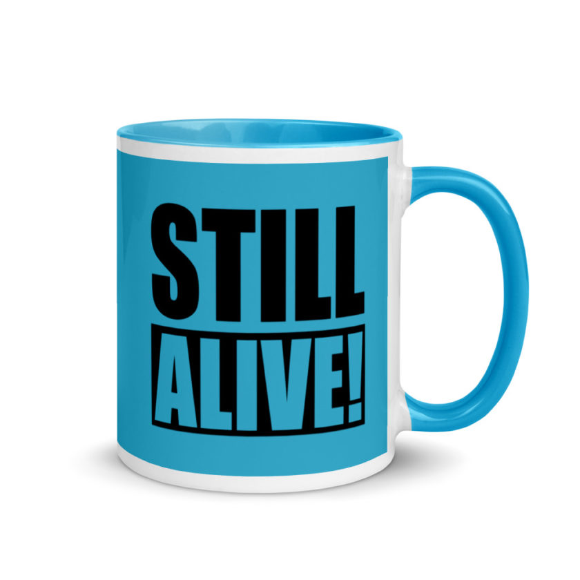Still Alive! Grandma The Kroods Mug with Color Inside - Image 11