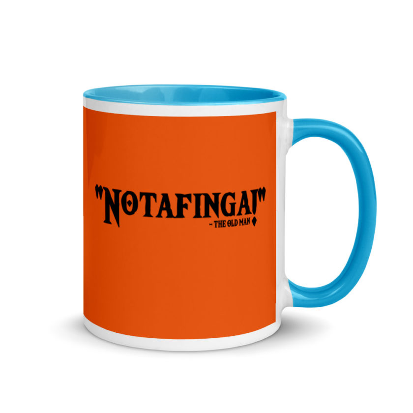 Notafinga! The Old Man A Christmas Story  Mug with Color Inside - Image 10