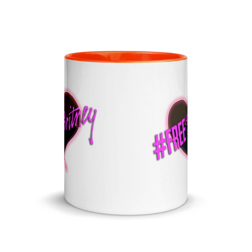 #FreeBritney Mug with Color Inside - Image 9