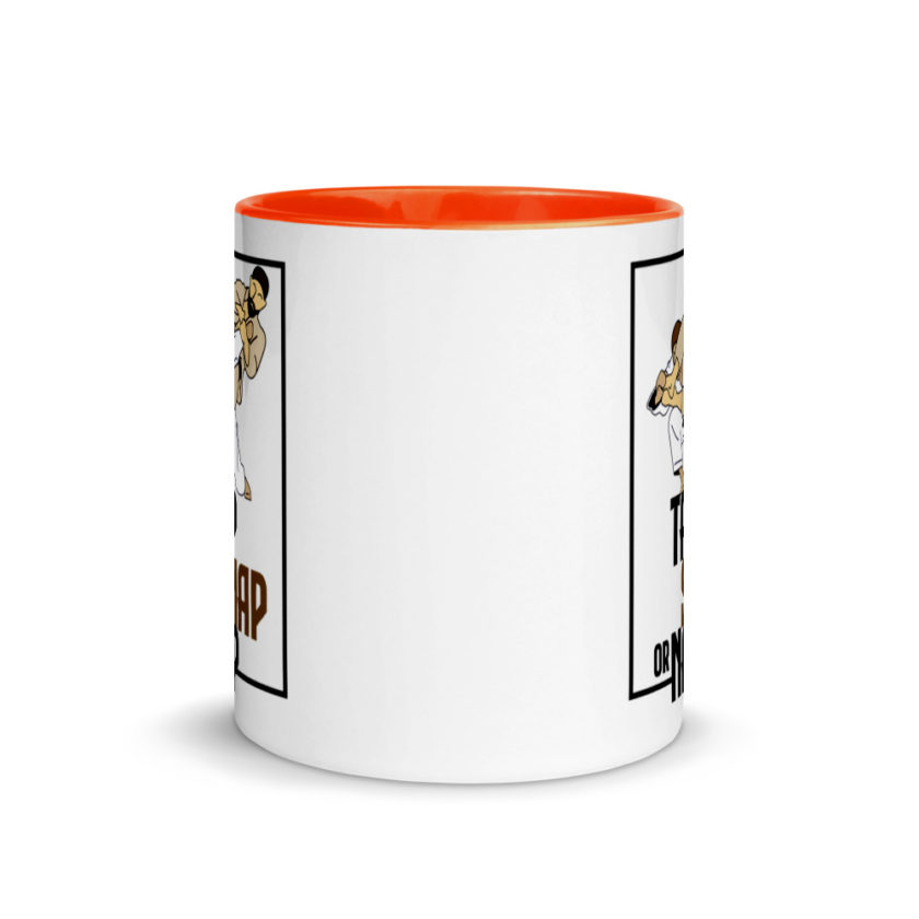 Tap, Snap or Nap - Jiu Jitsu  Mug with Color Inside - Image 8