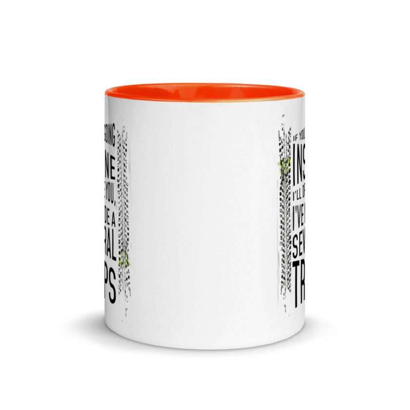 If you're going In Sane Ill drive you, I've made several trips. Mug with Color Inside - Image 8