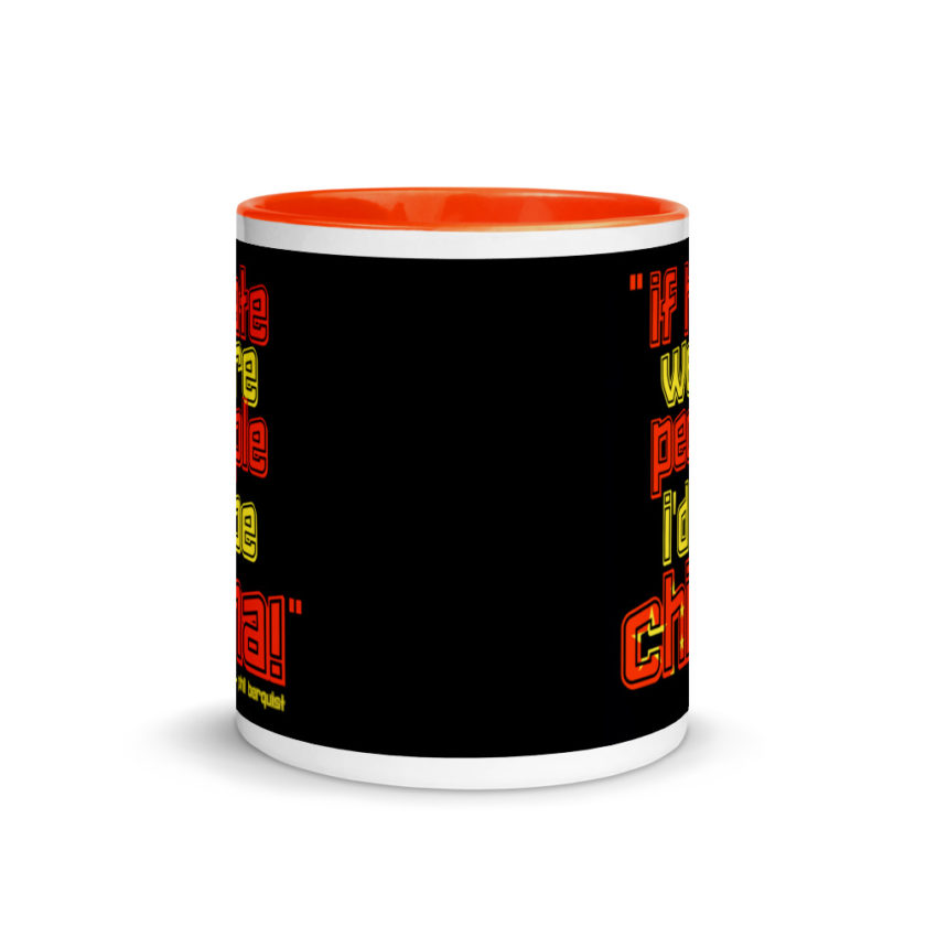 If hate were people, I'd be CHINA! Mug with Color Inside - Image 8