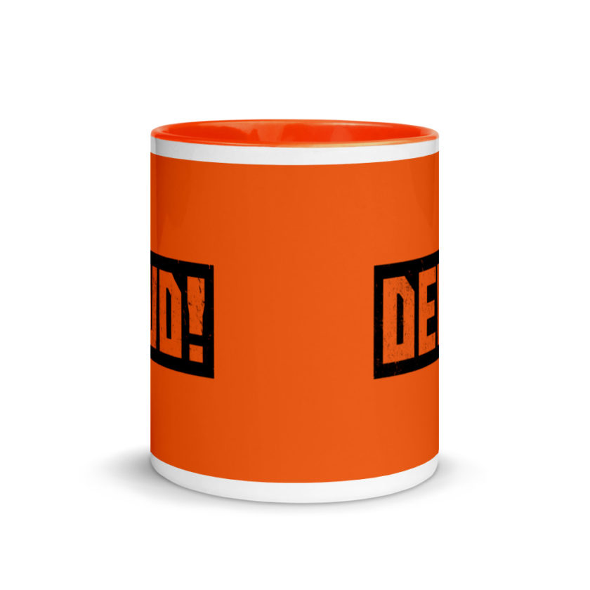 Dewd! Mug with Color Inside - Image 9