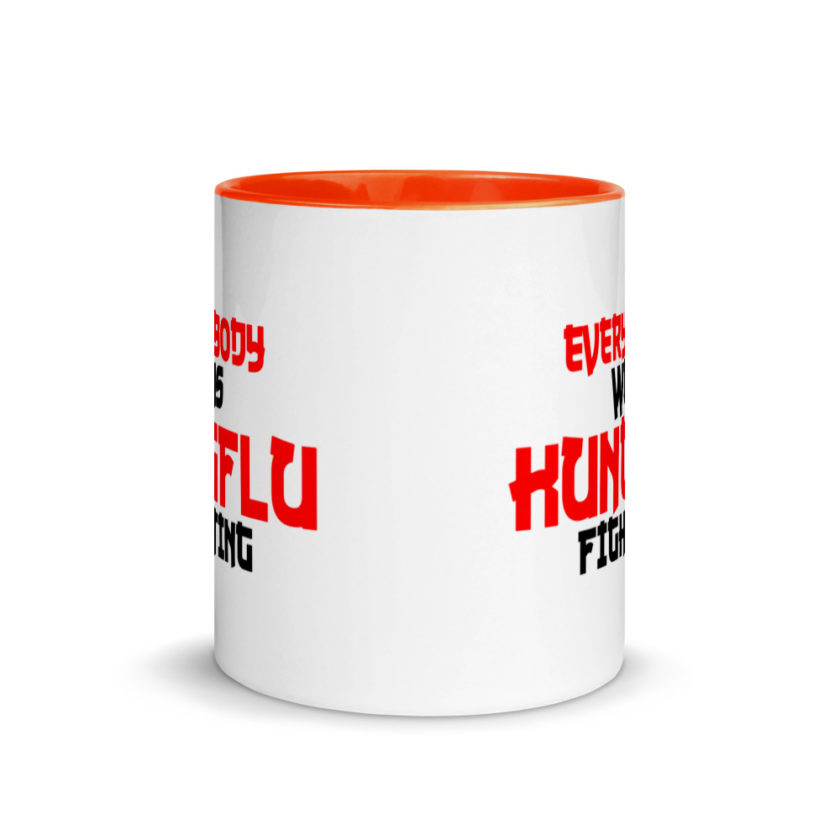 Everybody was Kungflu fighting! Mug with Color Inside - Image 8