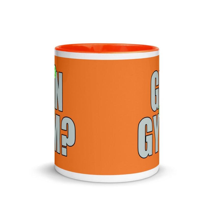 Gin or Gym? Mug with Color Inside - Image 9