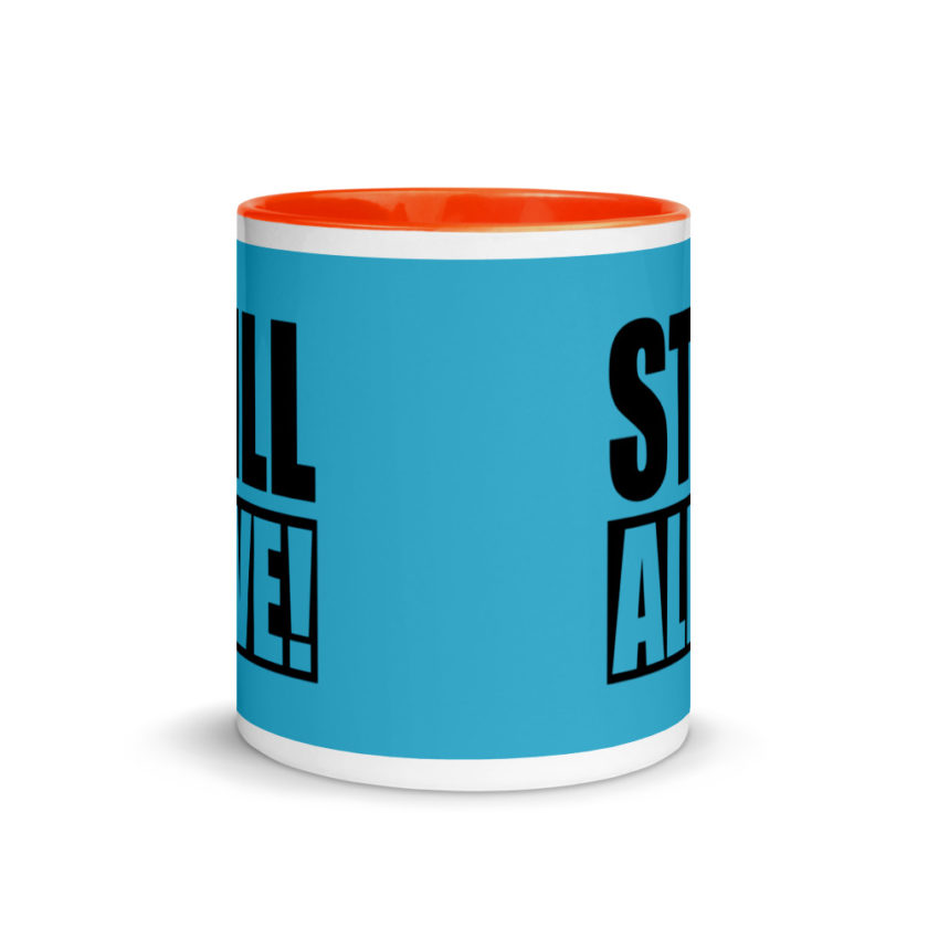 Still Alive! Grandma The Kroods Mug with Color Inside - Image 9