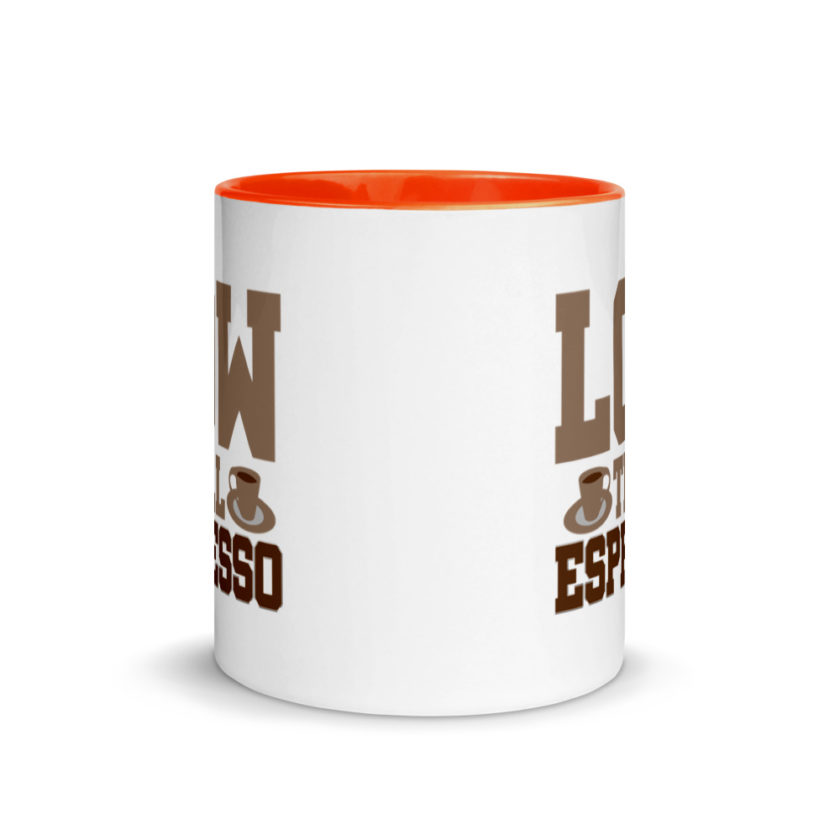Low till espresso Mug with Color Inside - Image 8
