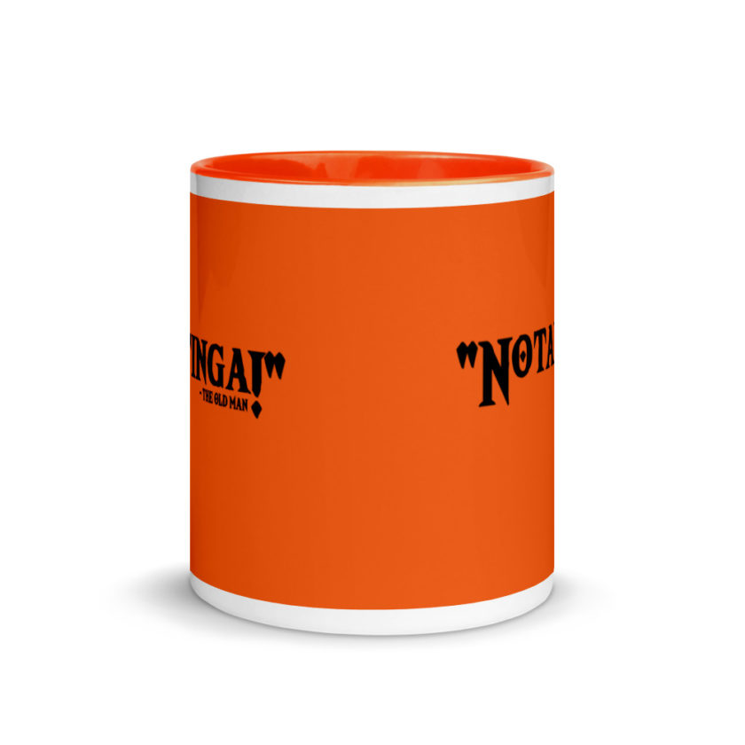 Notafinga! The Old Man A Christmas Story  Mug with Color Inside - Image 9