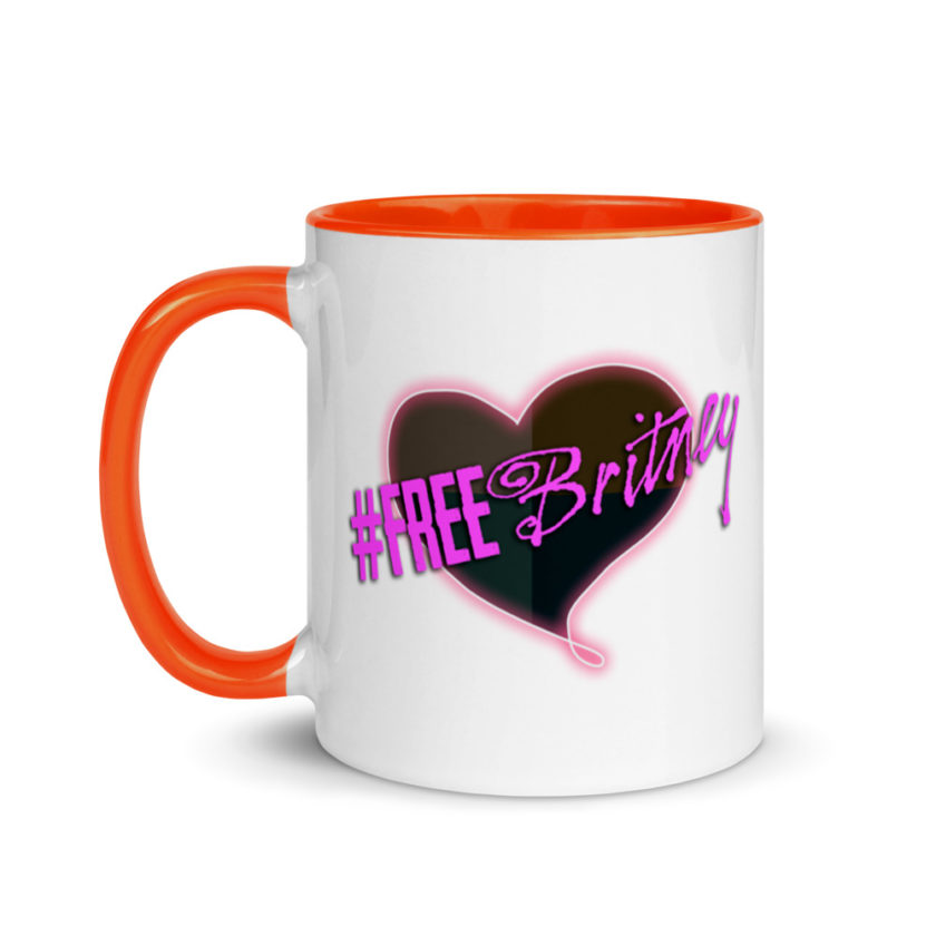 #FreeBritney Mug with Color Inside - Image 10