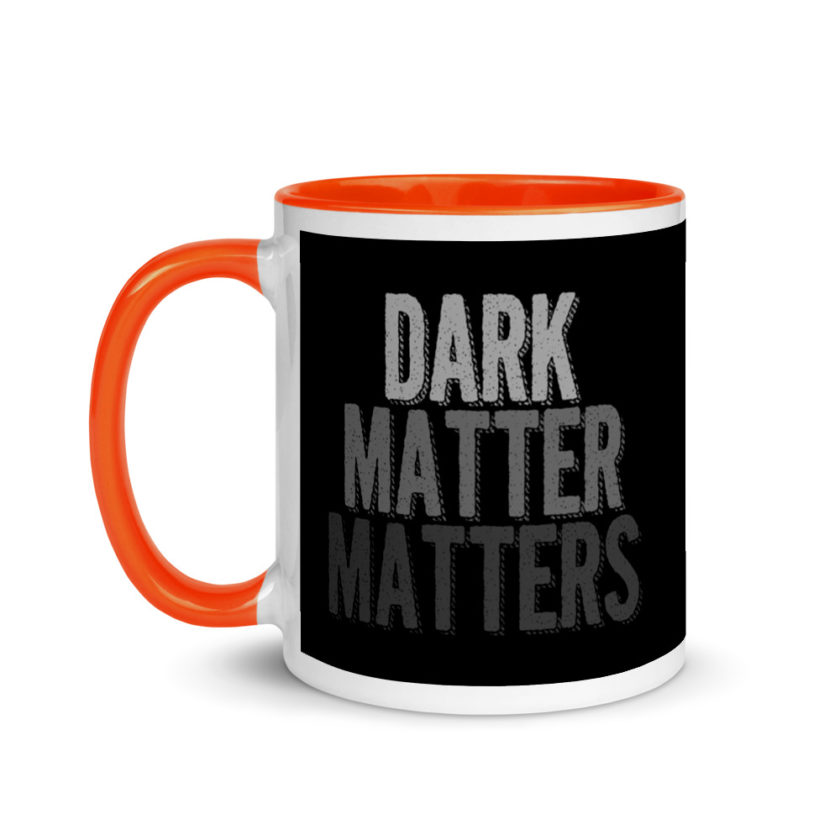 Dark matter matters Mug with Color Inside - Image 9