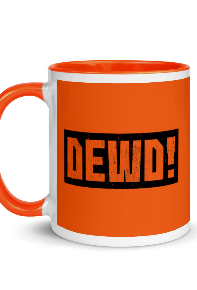 Dewd! Mug with Color Inside