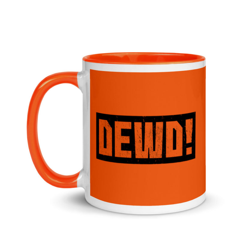 Dewd! Mug with Color Inside