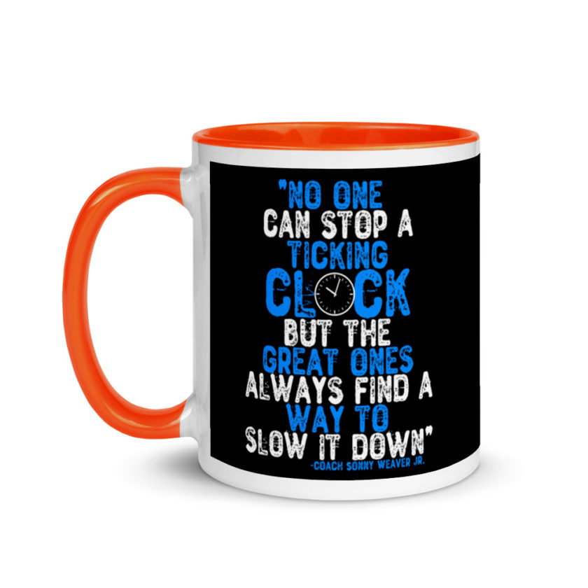 No one cans top a ticking clock but he great ones always find a way to slow it down. Mug with Color Inside - Image 9