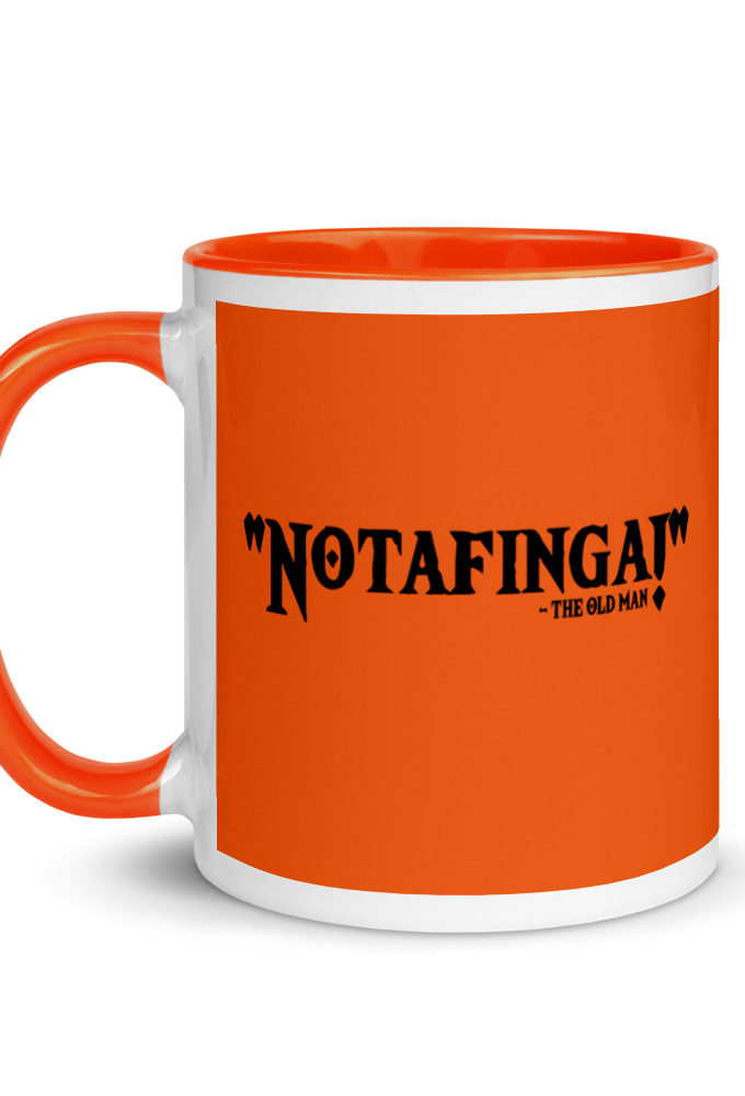 Notafinga! The Old Man A Christmas Story  Mug with Color Inside