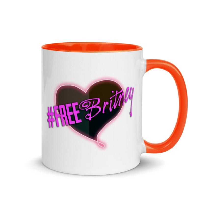 #FreeBritney Mug with Color Inside - Image 8