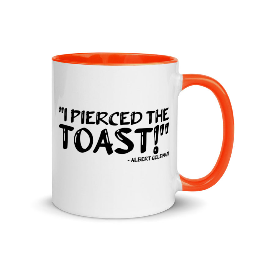 I Pierced The Toast  Mug with Color Inside - Image 7