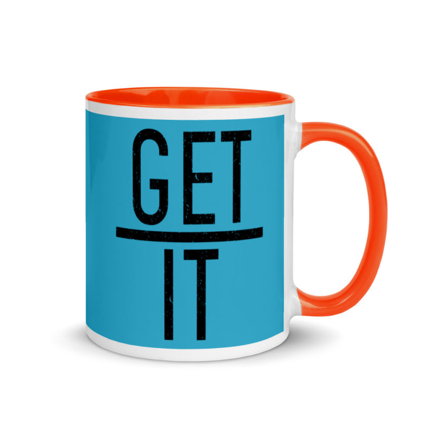 Get over it Mug with Color Inside - Image 8