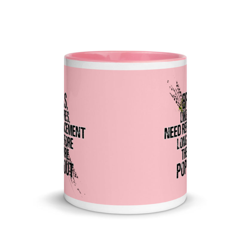 Bras, like tires, need replacement long before the wire pops out. Mug with Color Inside - Image 15