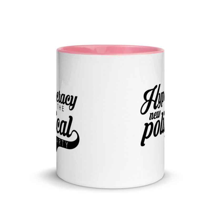 Hypo-cracy is the new political party Mug with Color Inside - Image 14