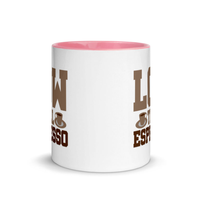 Low till espresso Mug with Color Inside - Image 14