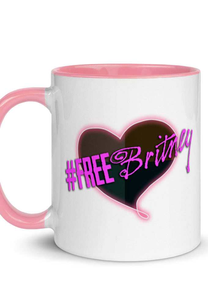 #FreeBritney Mug with Color Inside